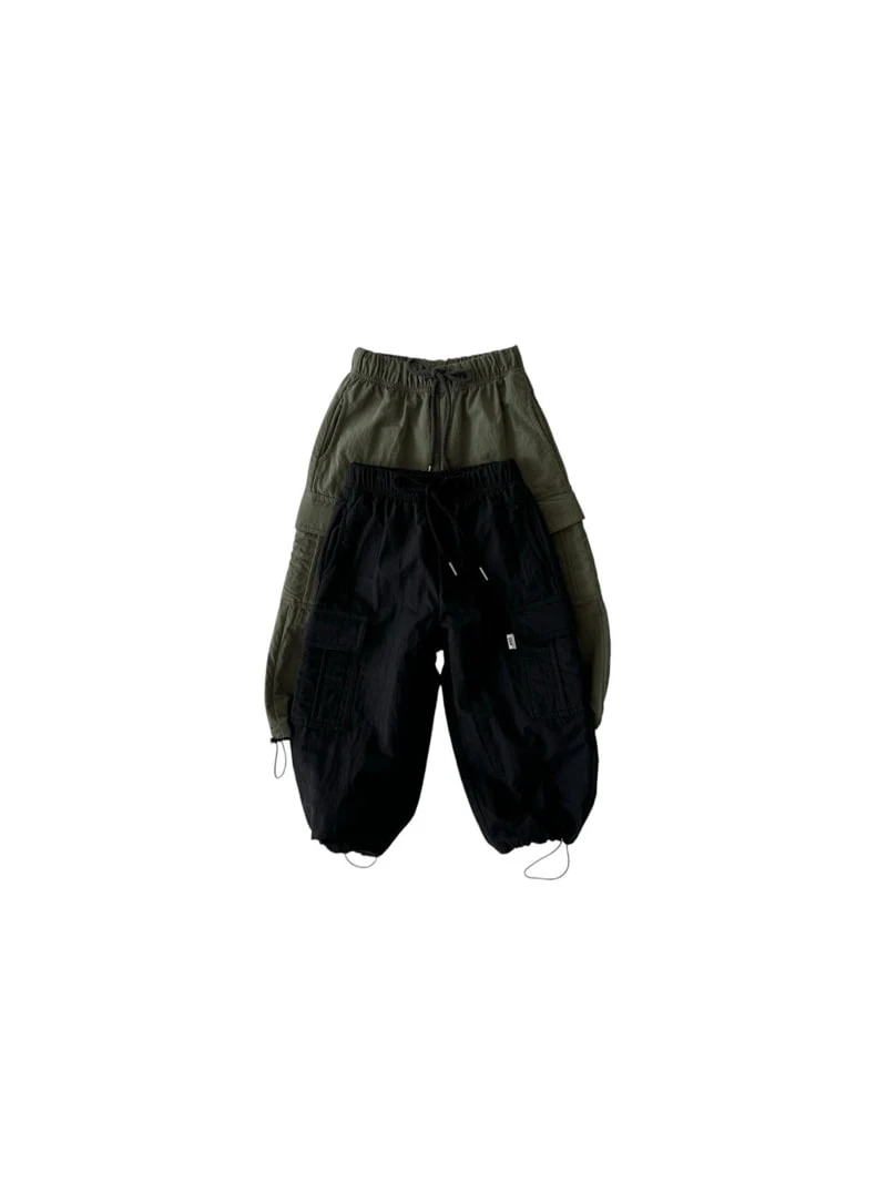 Our - Korean Children Fashion - #prettylittlegirls - Fleece Cargo String Pants - 6