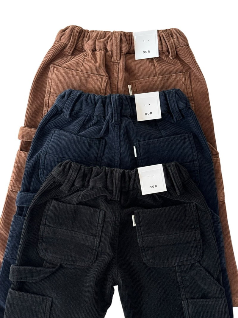 Our - Korean Children Fashion - #stylishchildhood - Corduroy Work Pants - 11