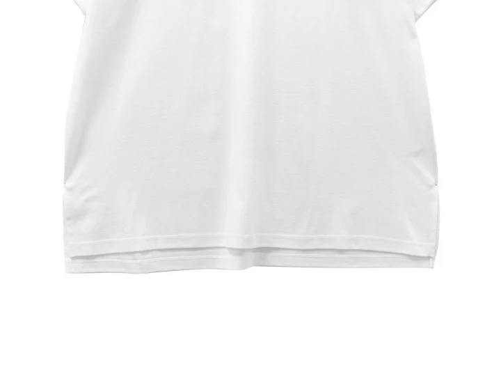 Paper Moon - Korean Women Fashion - #momslook - Premium Cotton Rolled Up Tee - 8