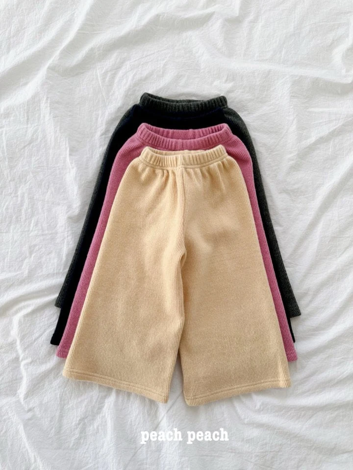 Peach Peach - Korean Children Fashion - #Kfashion4kids - Cheese Knit Pants