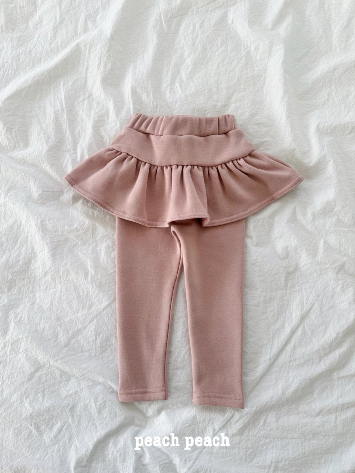 Peach Peach - Korean Children Fashion - #Kfashion4kids - Soft Skirt Leggings - 7