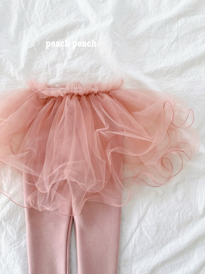 Peach Peach - Korean Children Fashion - #Kfashion4kids - Winter Darling Tutu Skirt Leggings - 5