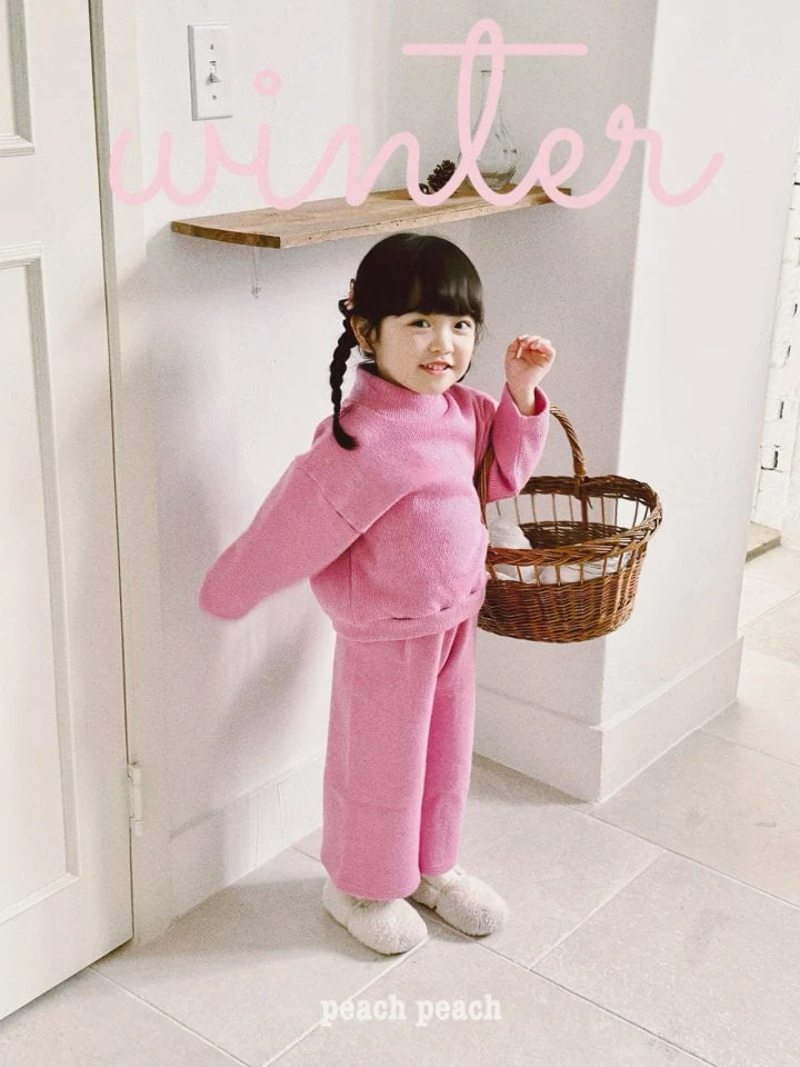 Peach Peach - Korean Children Fashion - #designkidswear - Cheese Knit Pants - 11