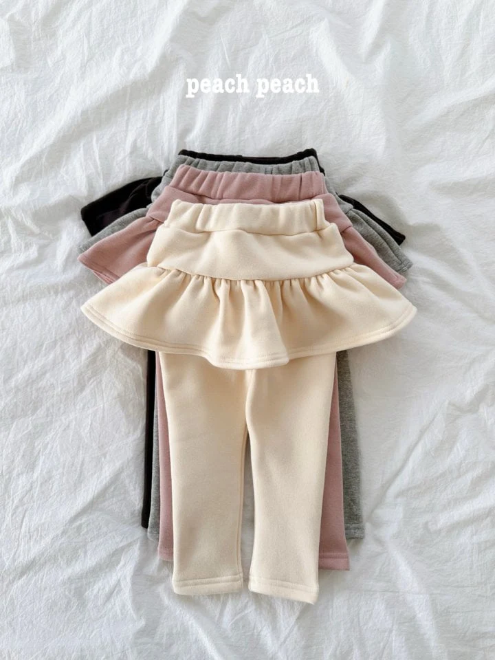 Peach Peach - Korean Children Fashion - #designkidswear - Soft Skirt Leggings