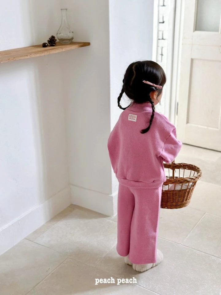 Peach Peach - Korean Children Fashion - #discoveringself - Cheese Knit Pants - 12