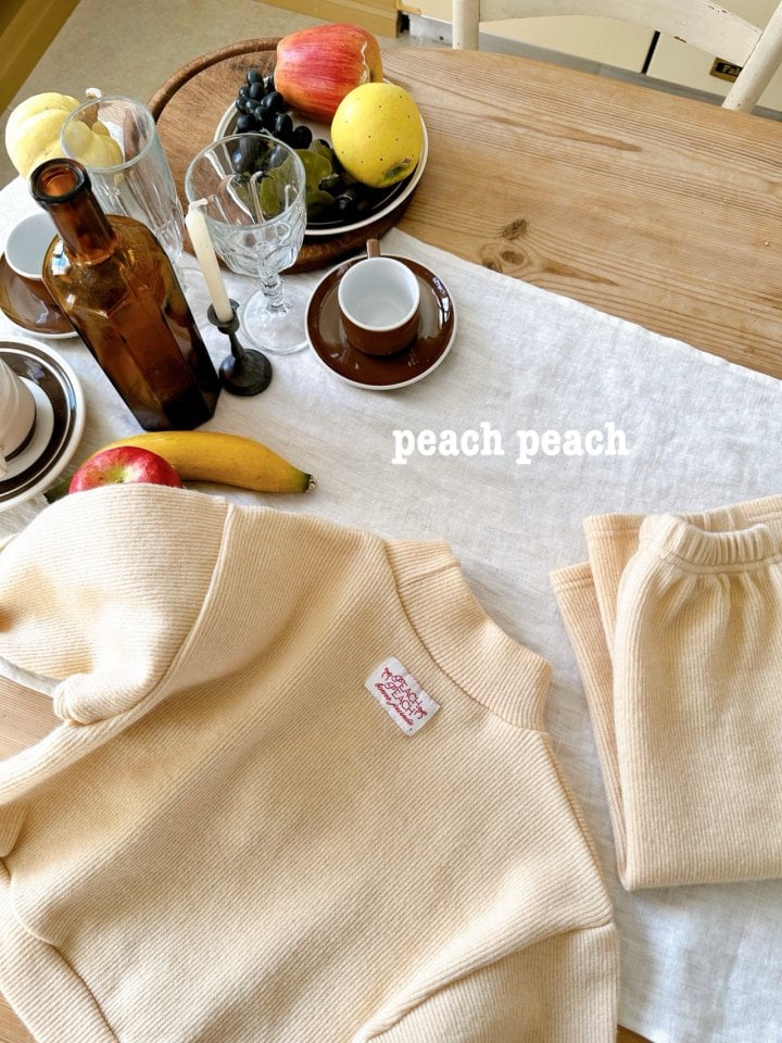 Peach Peach - Korean Children Fashion - #discoveringself - Cheese Knit Tee - 4