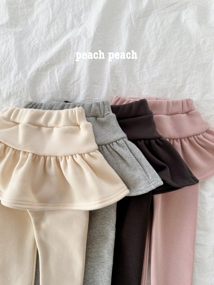 Peach Peach - Korean Children Fashion - #fashionkids - Soft Skirt Leggings - 4