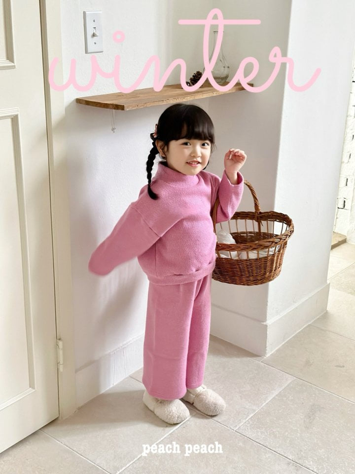 Peach Peach - Korean Children Fashion - #kidsstore - Cheese Knit Tee - 6