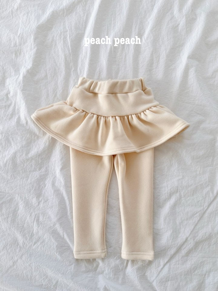 Peach Peach - Korean Children Fashion - #kidsstore - Soft Skirt Leggings - 5