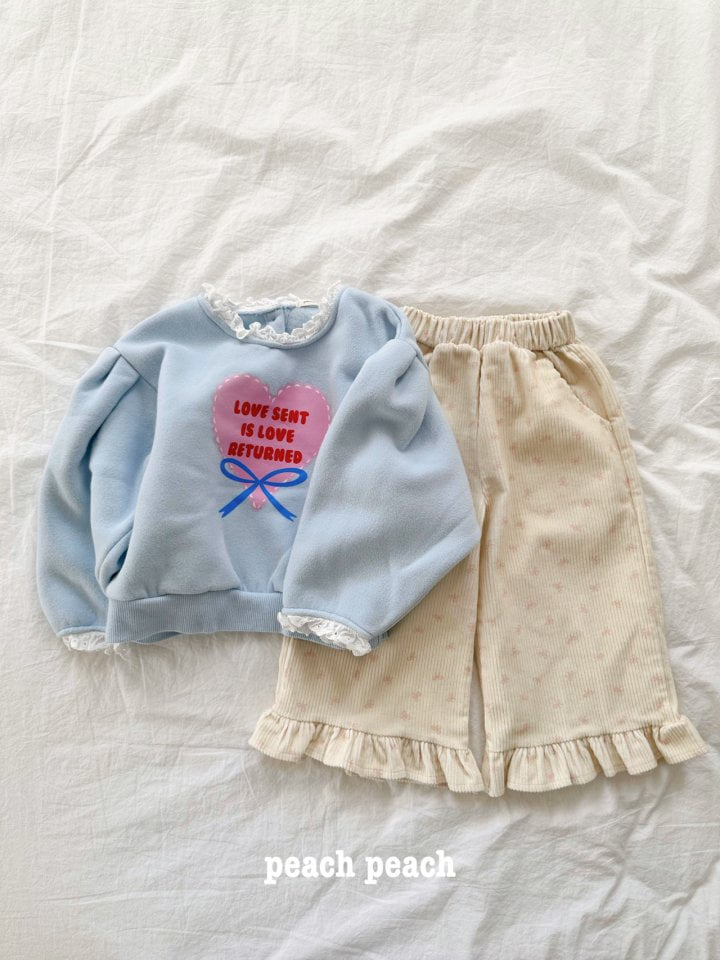 Peach Peach - Korean Children Fashion - #littlefashionista - Love Me Sweatshirt - 12