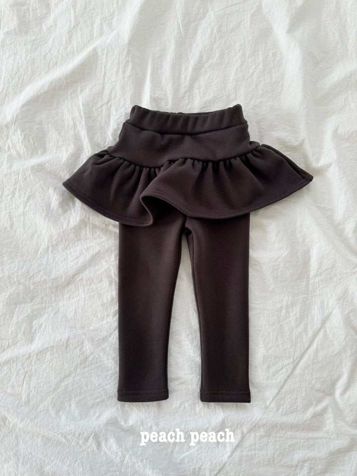 Peach Peach - Korean Children Fashion - #littlefashionista - Soft Skirt Leggings - 8