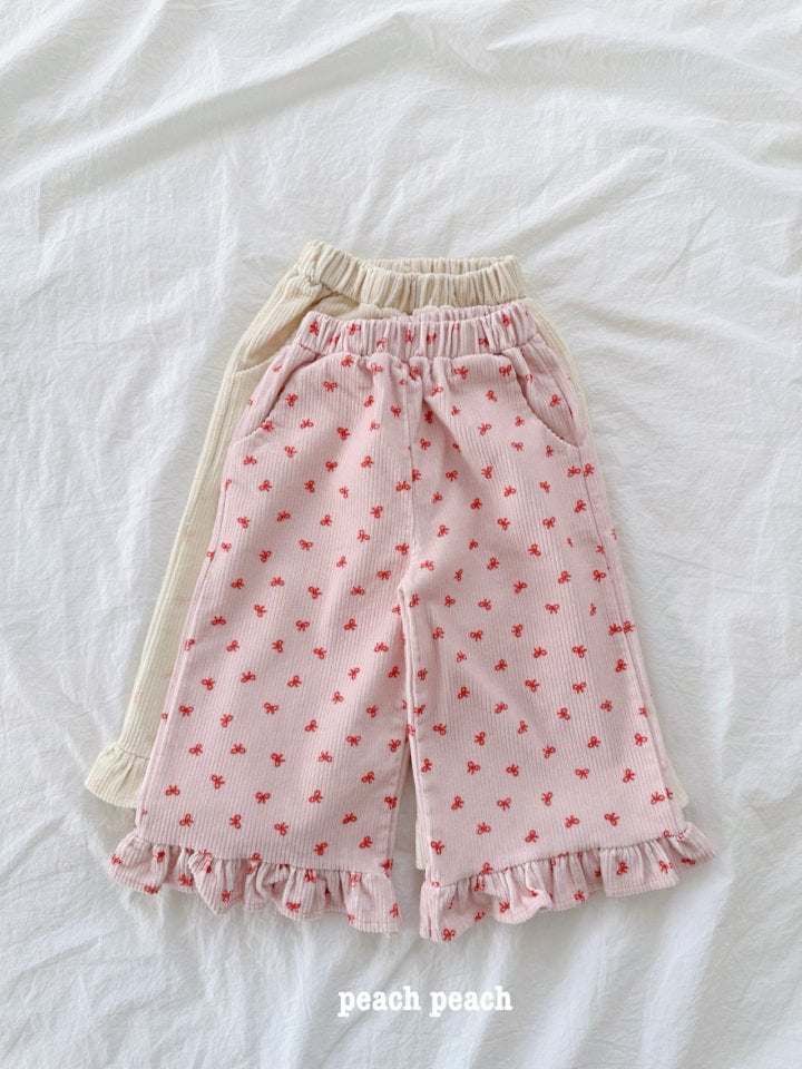 Peach Peach - Korean Children Fashion - #magicofchildhood - Milk Corduroy Pants - 2