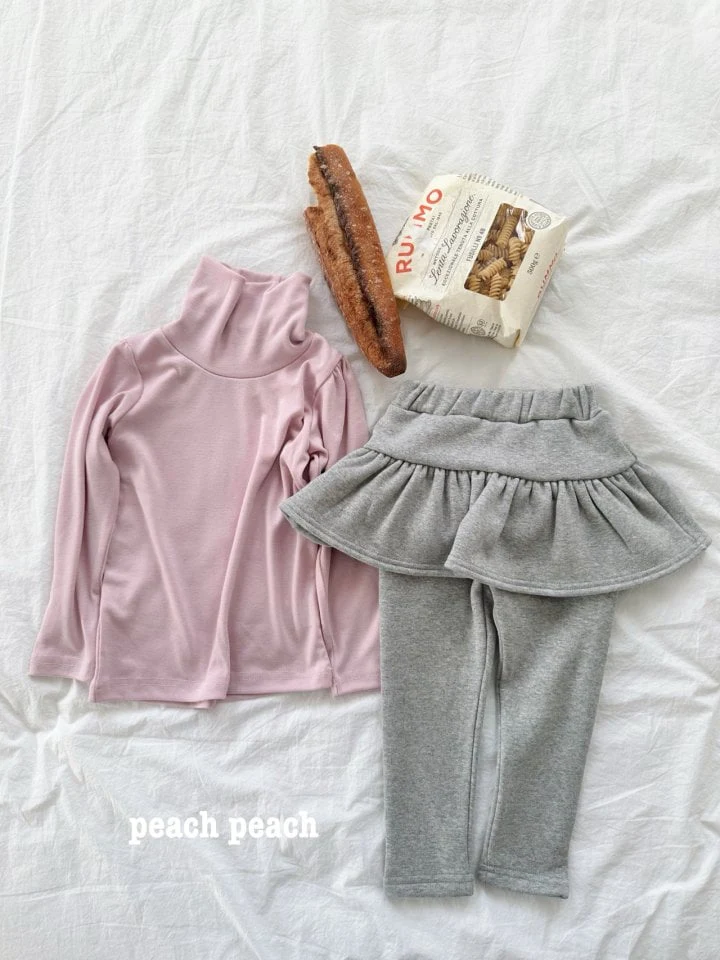 Peach Peach - Korean Children Fashion - #magicofchildhood - Soft Skirt Leggings - 9