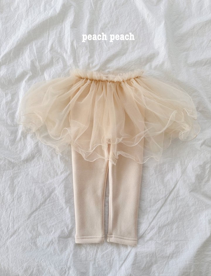 Peach Peach - Korean Children Fashion - #magicofchildhood - Winter Darling Tutu Skirt Leggings - 7