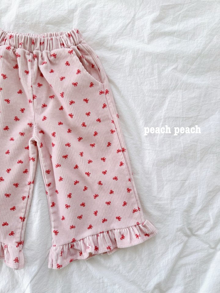 Peach Peach - Korean Children Fashion - #minifashionista - Milk Corduroy Pants - 4