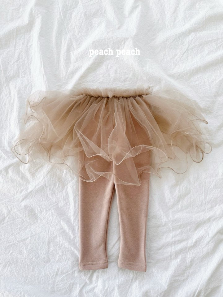 Peach Peach - Korean Children Fashion - #prettylittlegirls - Winter Darling Tutu Skirt Leggings - 9