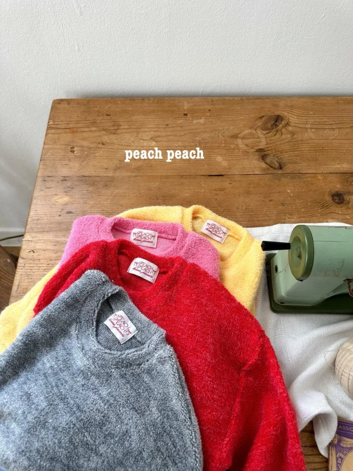 Peach Peach - Korean Children Fashion - #todddlerfashion - Vivid Knit - 8