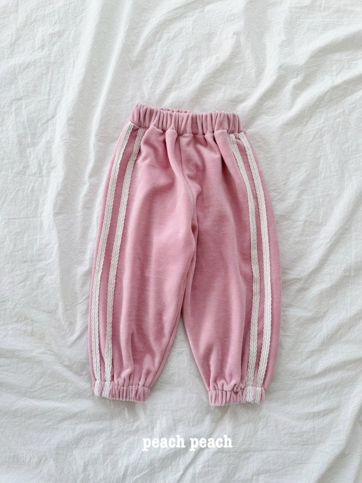 Peach Peach - Korean Children Fashion - #toddlerclothing - Soft Lace Tape Pants - 3