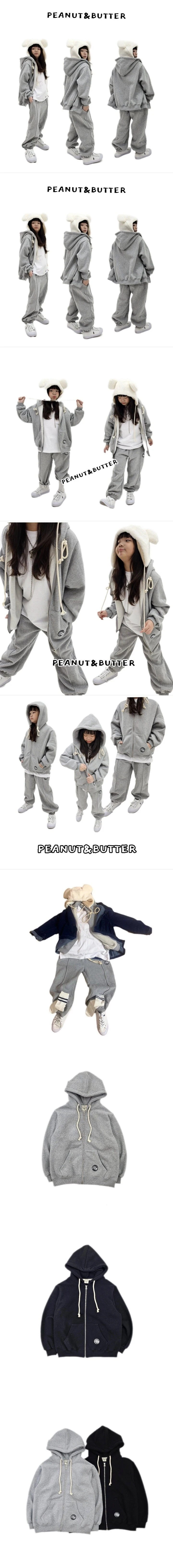 Peanut & Butter - Korean Children Fashion - #discoveringself - Fleece Hood Zip-up Jacket