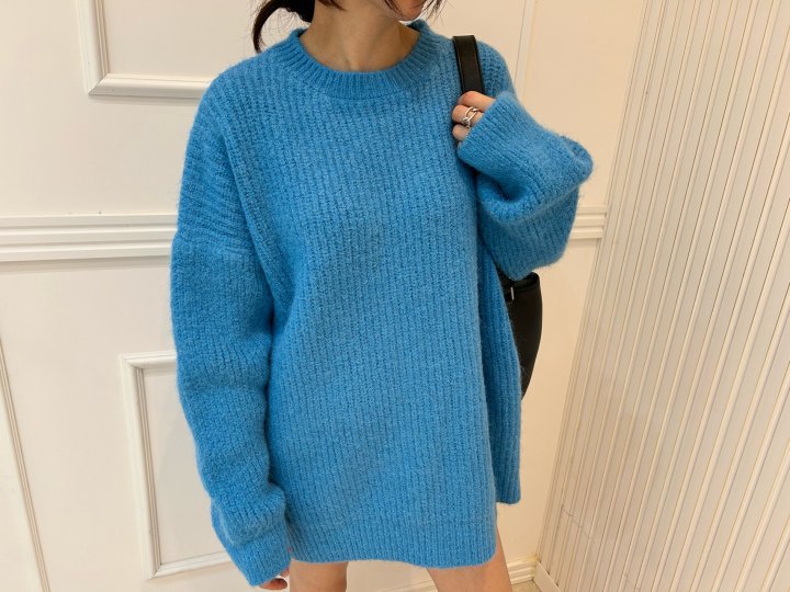 Pearls room - Korean Women Fashion - #momslook - Hazzi Knit Sweater