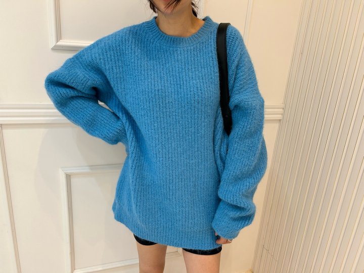 Pearls room - Korean Women Fashion - #momslook - Hazzi Knit Sweater - 3