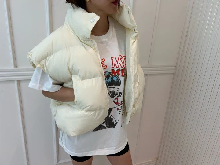 Pearls room - Korean Women Fashion - #momslook - Padding Vest - 10