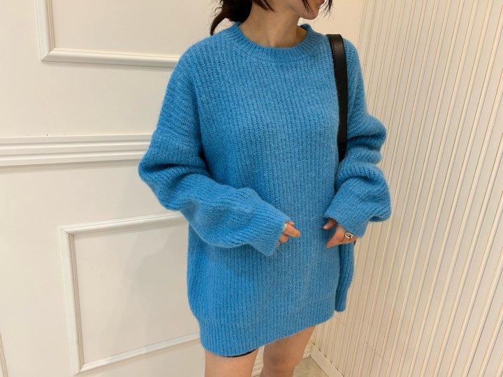 Pearls room - Korean Women Fashion - #womensfashion - Hazzi Knit Sweater - 2