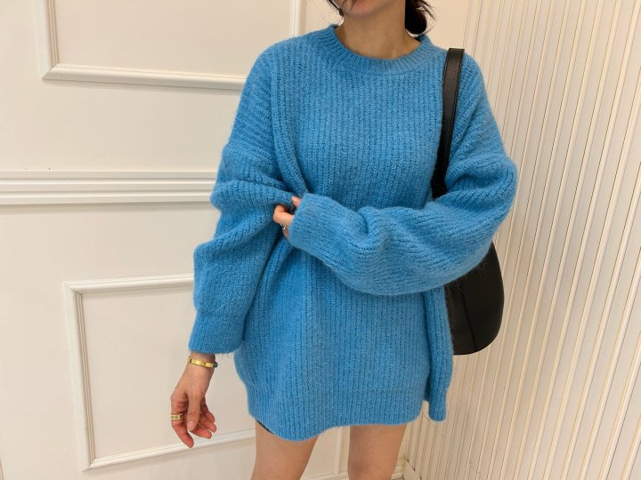 Pearls room - Korean Women Fashion - #momslook - Hazzi Knit Sweater - 4