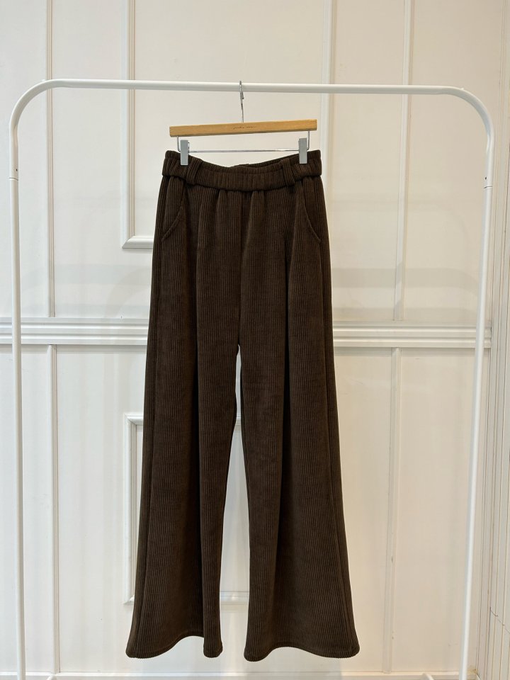 Pearls room - Korean Women Fashion - #womensfashion - Corduroy Pants - 11