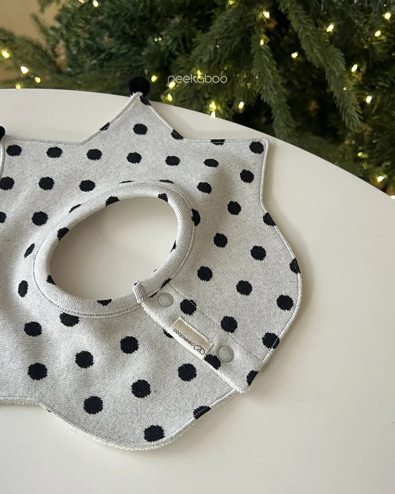 Peekaboo - Korean Baby Fashion - #babyboutique - Circle Bib - 4