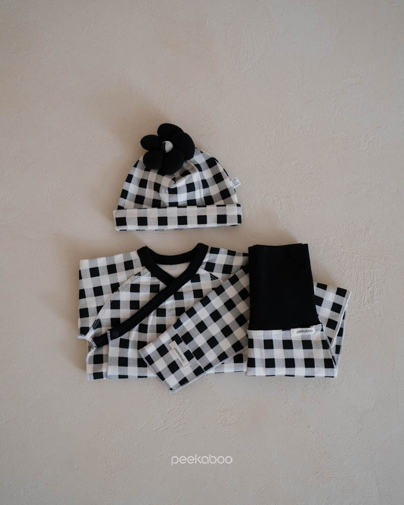 Peekaboo - Korean Baby Fashion - #babyfashion - Kkomi Newborn Top Bottom Set - 2