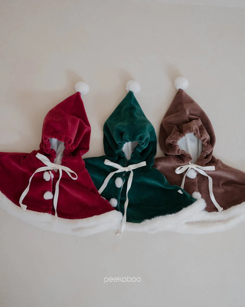 Peekaboo - Korean Baby Fashion - #babyfever - Santa Hood