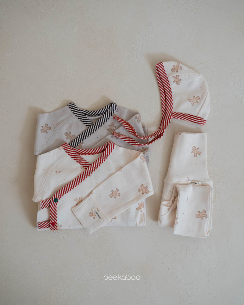 Peekaboo - Korean Baby Fashion - #babyoutfit - Ginger Newborn Top Bottom Set