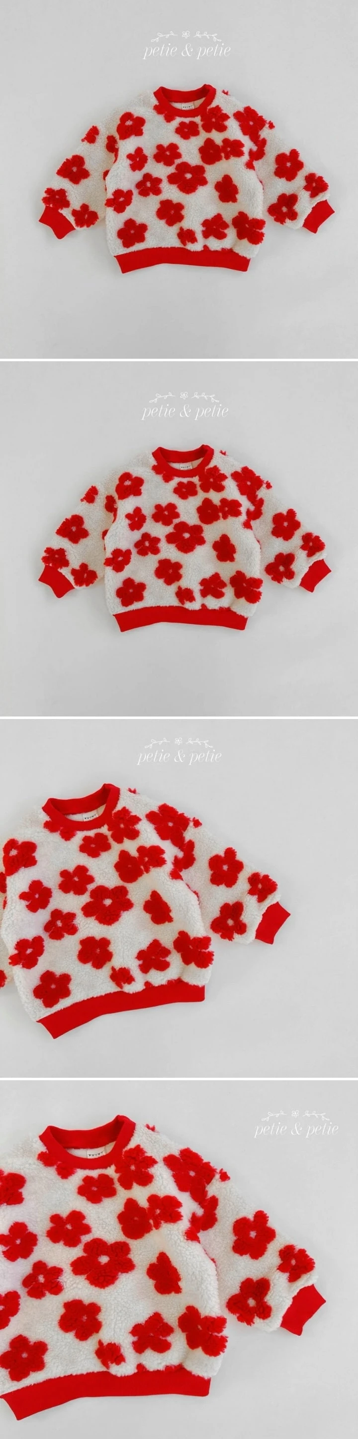 Petit & Petit - Korean Children Fashion - #kidzfashiontrend - Flower Sweatshirts