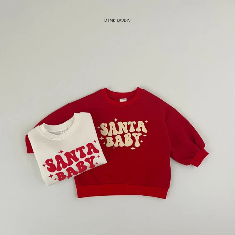 Pinkroro - Korean Children Fashion - #Kfashion4kids - Santa Baby Fleece Sweatshirts - 7