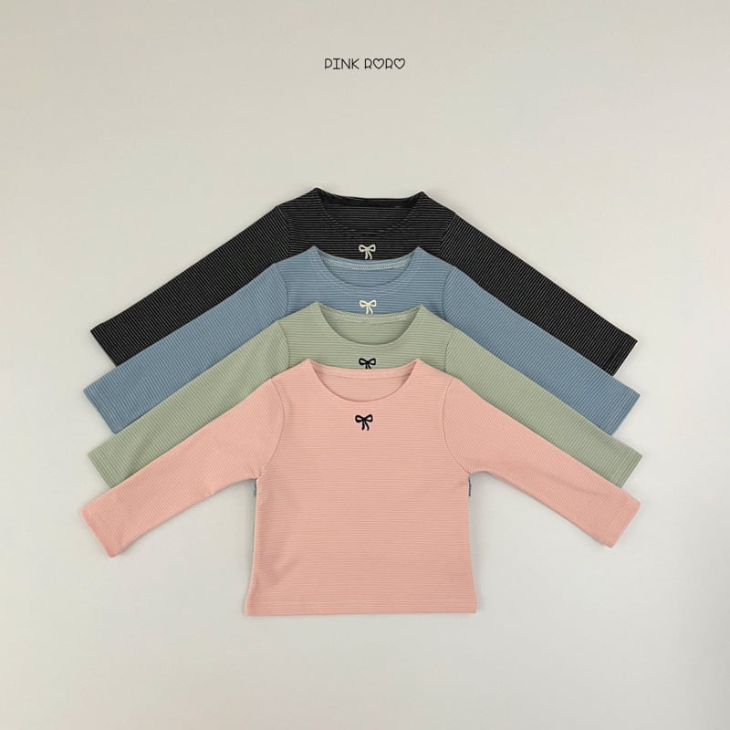 Pinkroro - Korean Children Fashion - #discoveringself - Cotton Candy Stripe Fleece Tee - 3