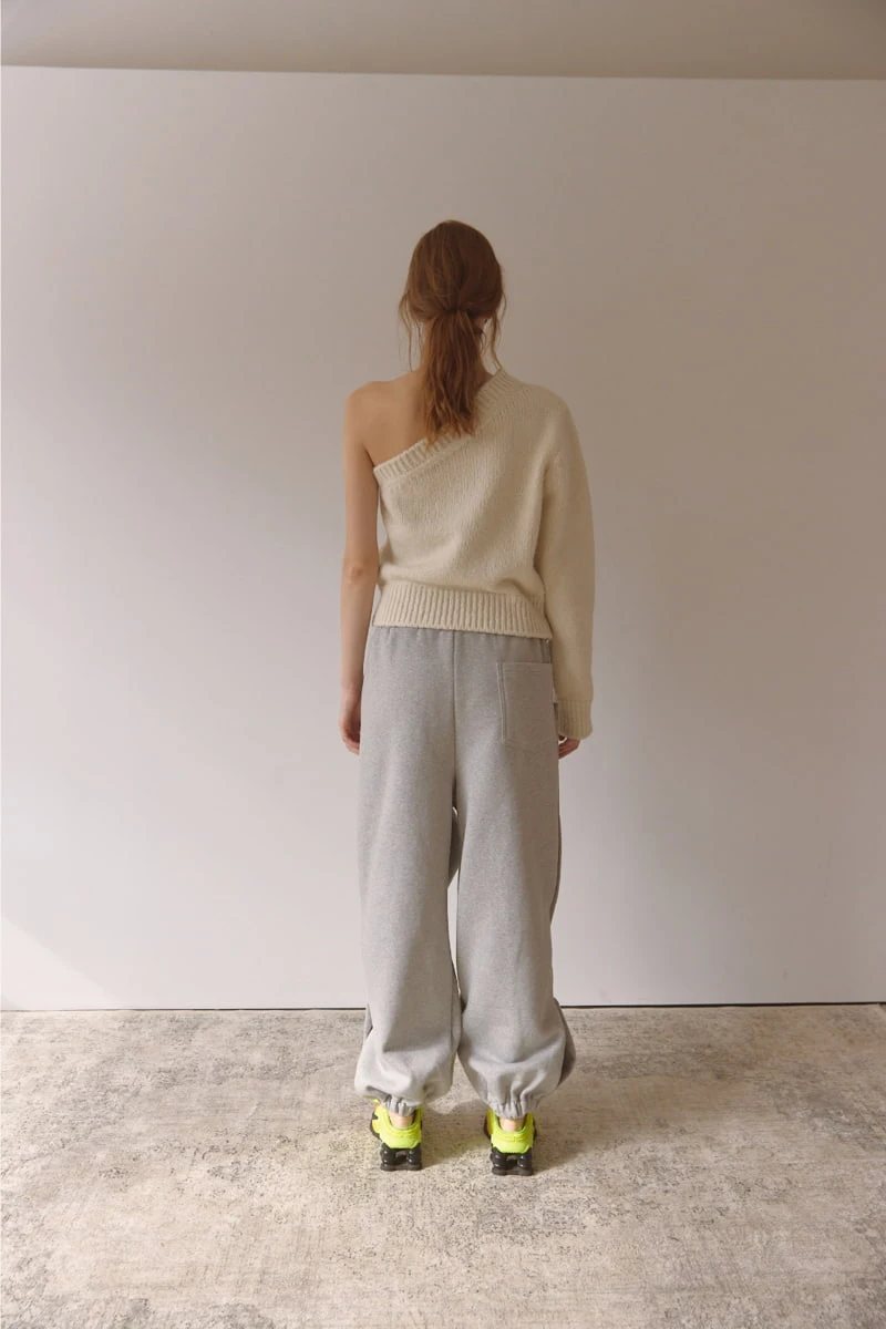 Project Wave - Korean Women Fashion - #momslook - Fleece Snap Pants - 3