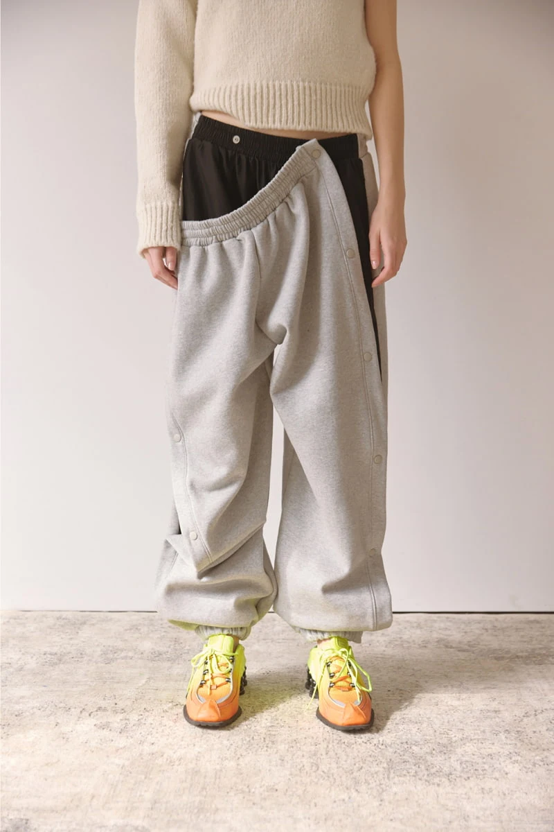 Project Wave - Korean Women Fashion - #momslook - Fleece Snap Pants - 7