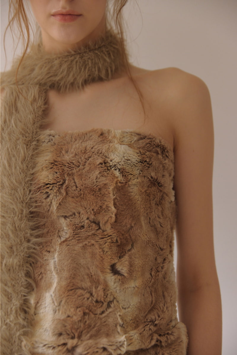 Project Wave - Korean Women Fashion - #thelittlethings - Hairy Bustier - 5