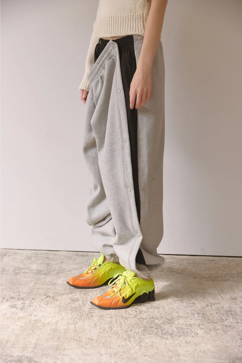 Project Wave - Korean Women Fashion - #womensfashion - Fleece Snap Pants - 8