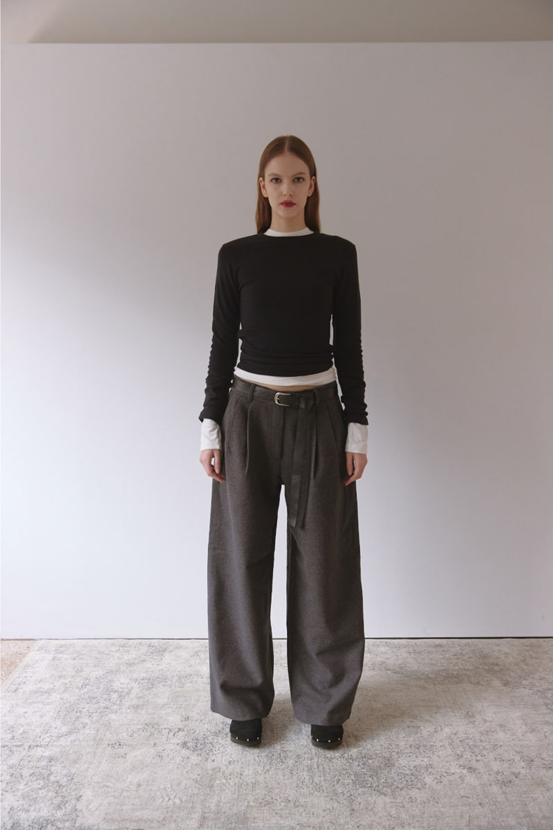 Project Wave - Korean Women Fashion - #womensfashion - Wool Maxi Slacks - 5