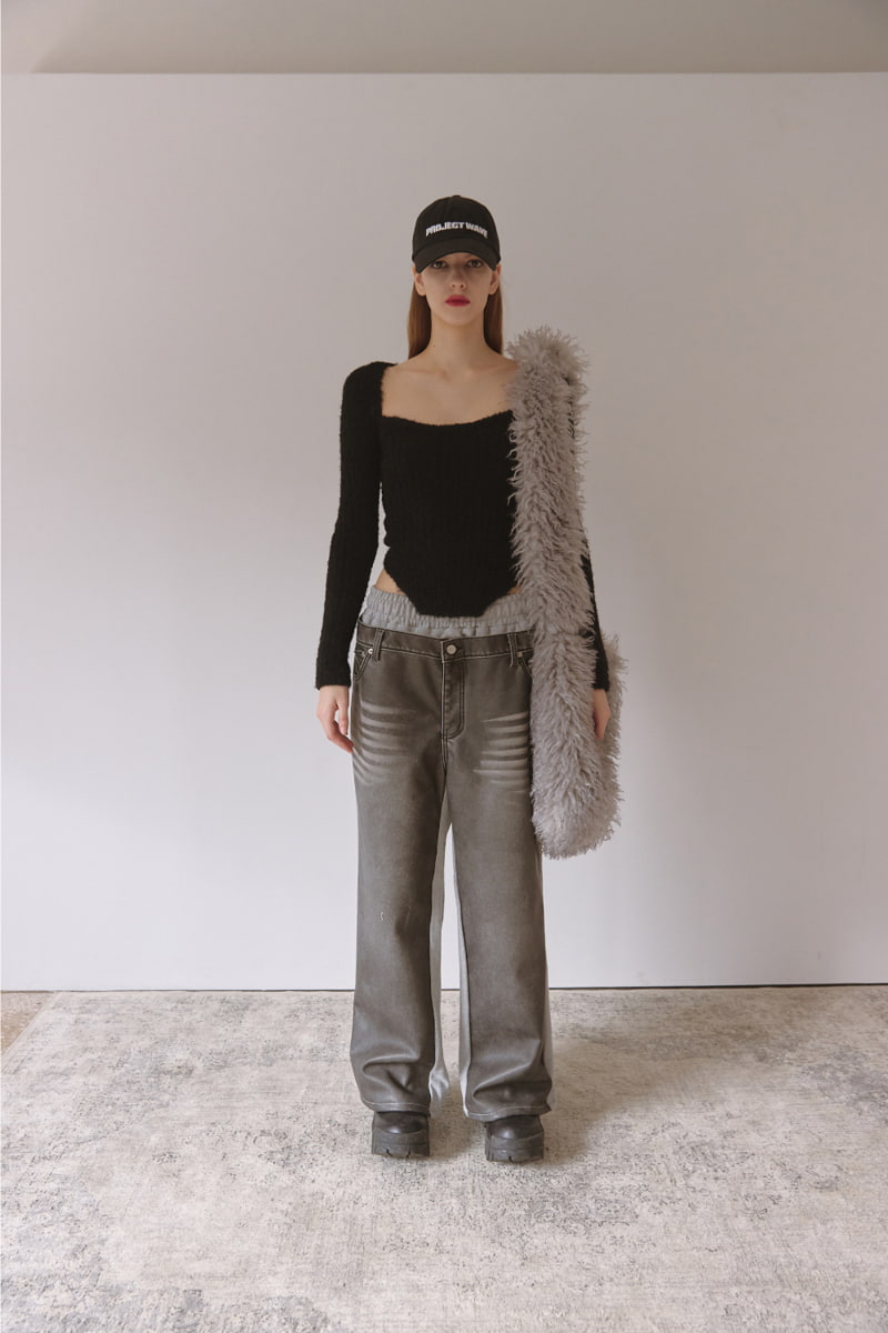 Project Wave - Korean Women Fashion - #womensfashion - Vega Leather Sweat Pants