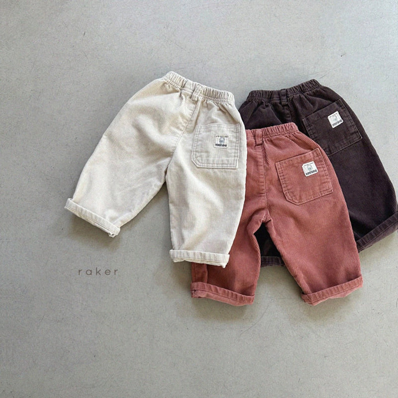 Raker - Korean Children Fashion - #prettylittlegirls - Daily Corduroy Pants - 4