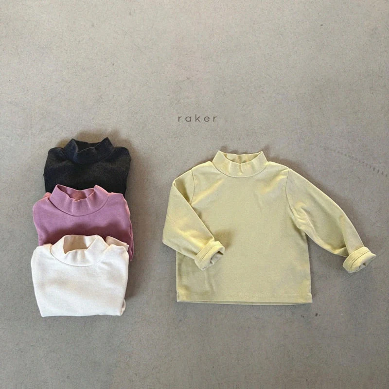 Raker - Korean Children Fashion - #kidsstore - Roy Mockneck Tee