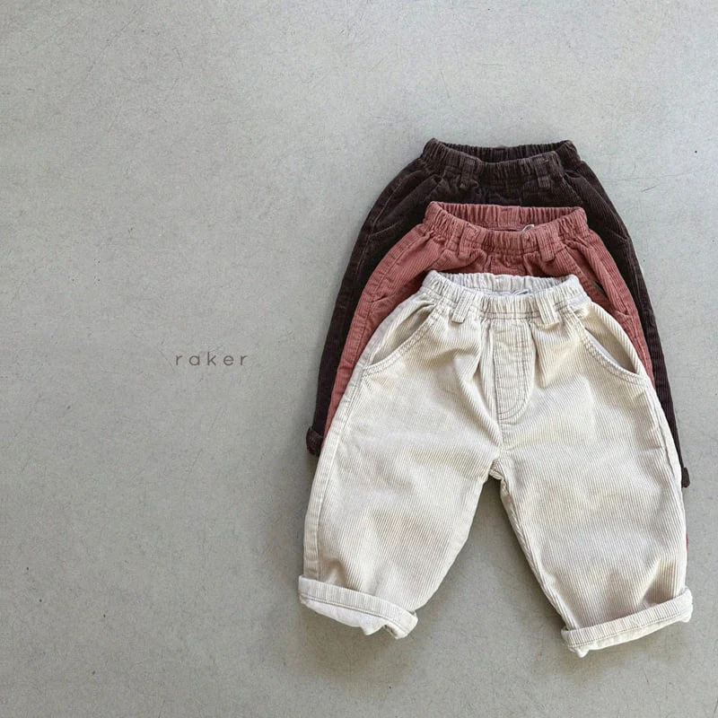 Raker - Korean Children Fashion - #magicofchildhood - Daily Corduroy Pants