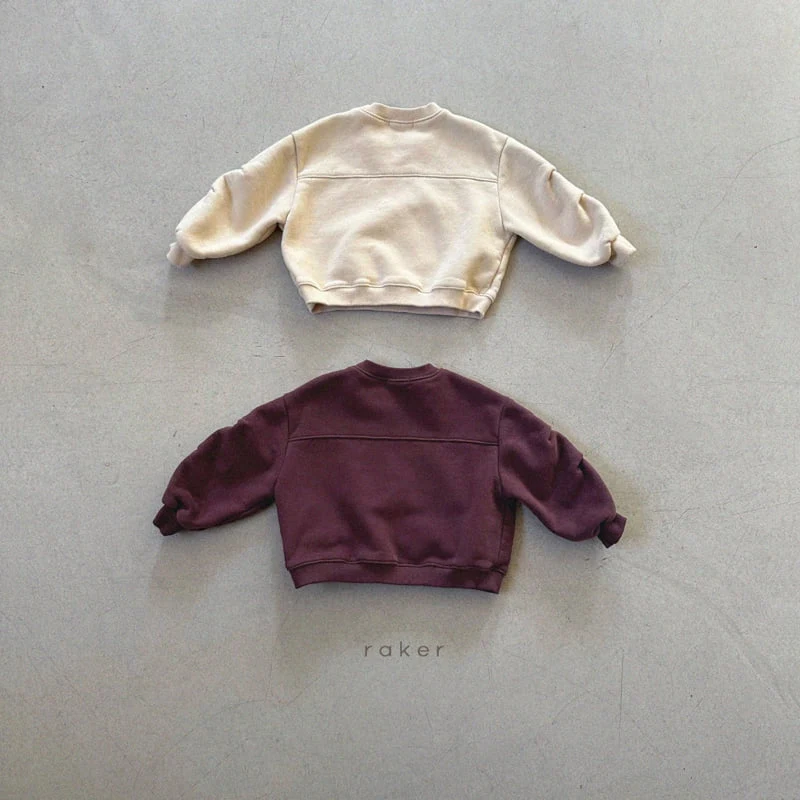 Raker - Korean Children Fashion - #minifashionista - Round Sleeve Pleated Tee - 3