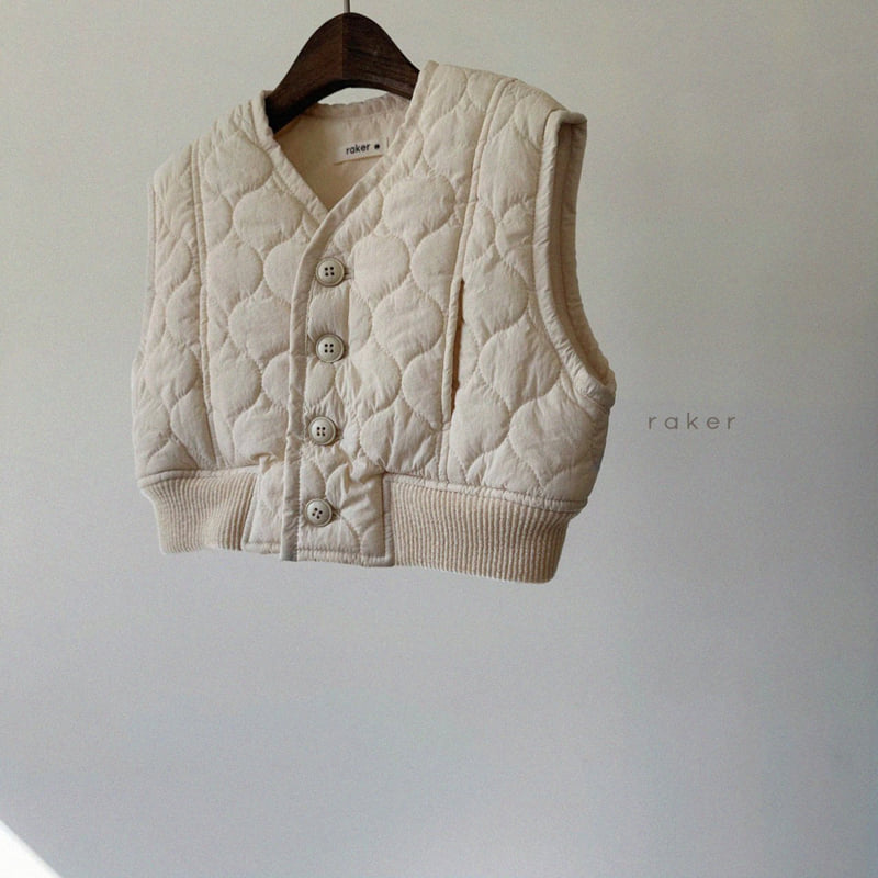 Raker - Korean Children Fashion - #stylishchildhood - Topper Quilted Padded Vest