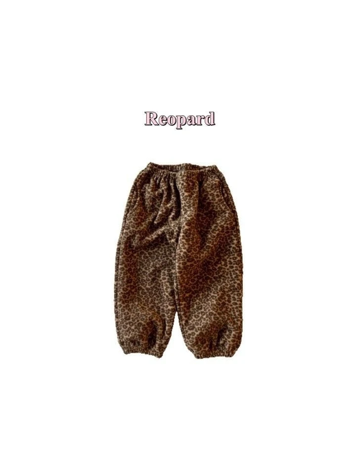 Ramijini - Korean Children Fashion - #kidsstore - Leopard Pants - 9