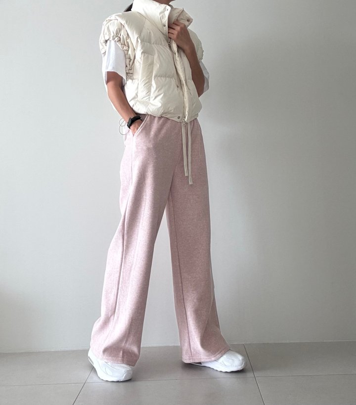 Ripple - Korean Women Fashion - #momslook - Pigment Fleece Pants - 2