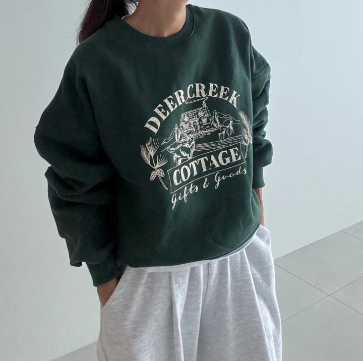 Ripple - Korean Women Fashion - #momslook - Cottage Fleece Sweatshirts - 2